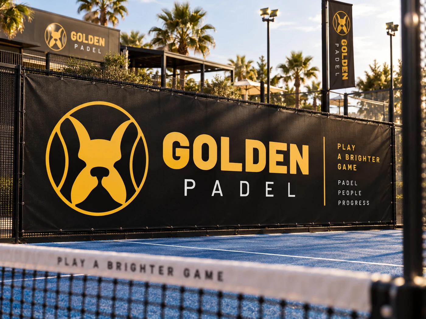 Golden Padel: progetto grafico
