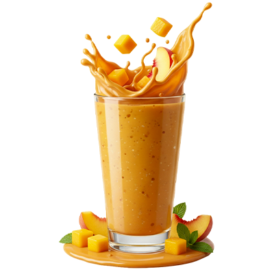 Smoothie mango e pesca
