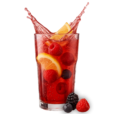 Raspberry citrus drink