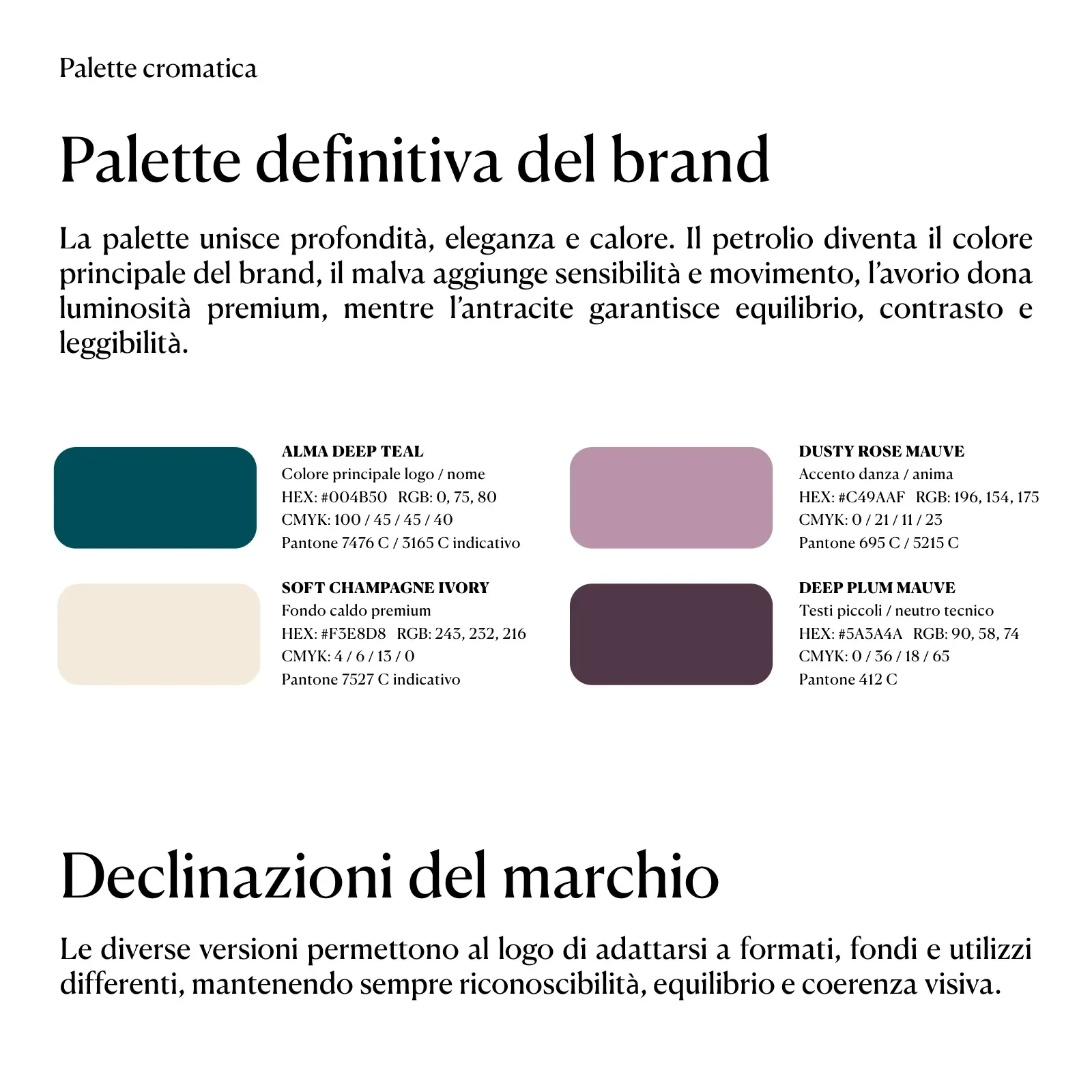 Palette cromatica La Clave del Alma