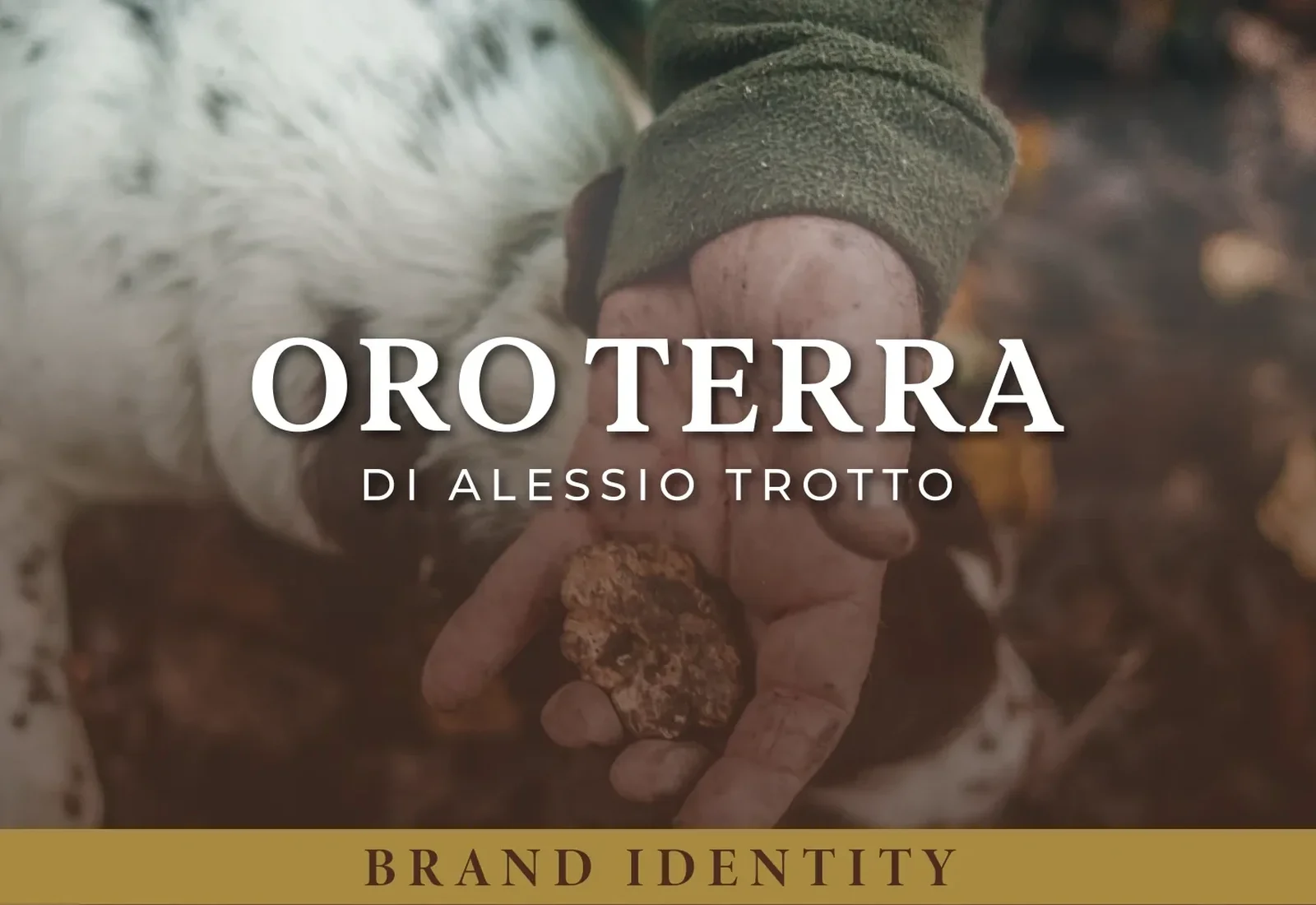 OroTerra — Identità food e packaging per progetto legato al tartufo.