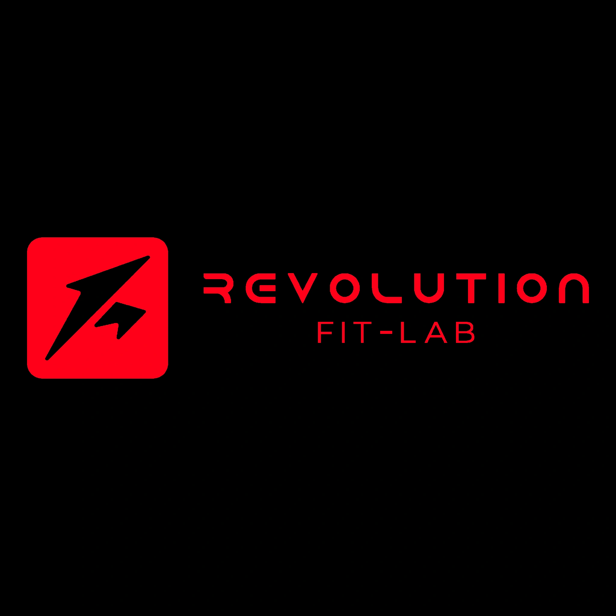 Revolution Fit Lab - logo rosso orizzontale
