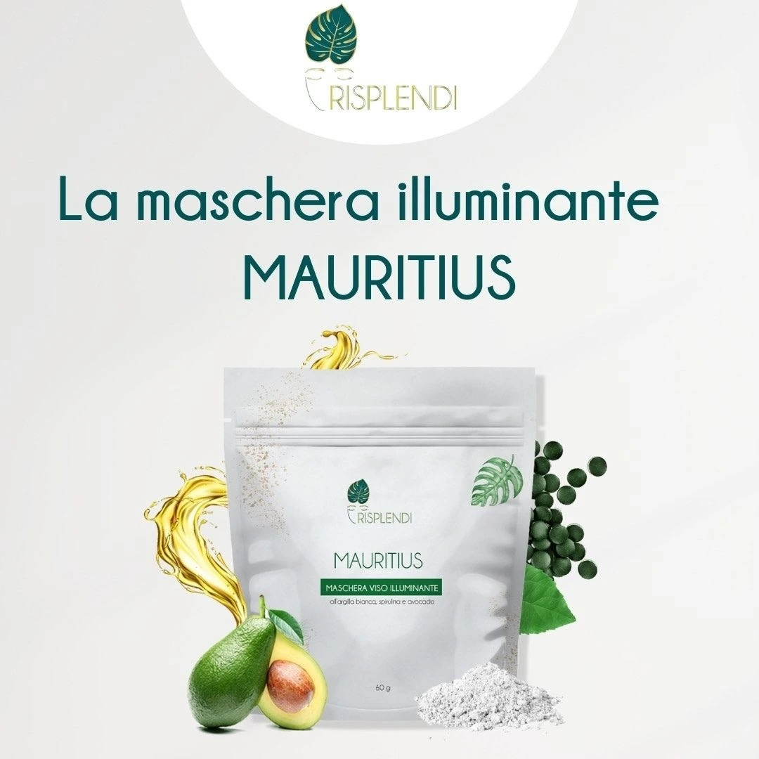 Risplendi - visual promozionale maschera Mauritius