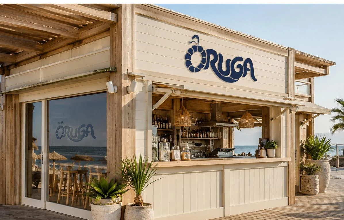 Oruga Beach: progetto grafico